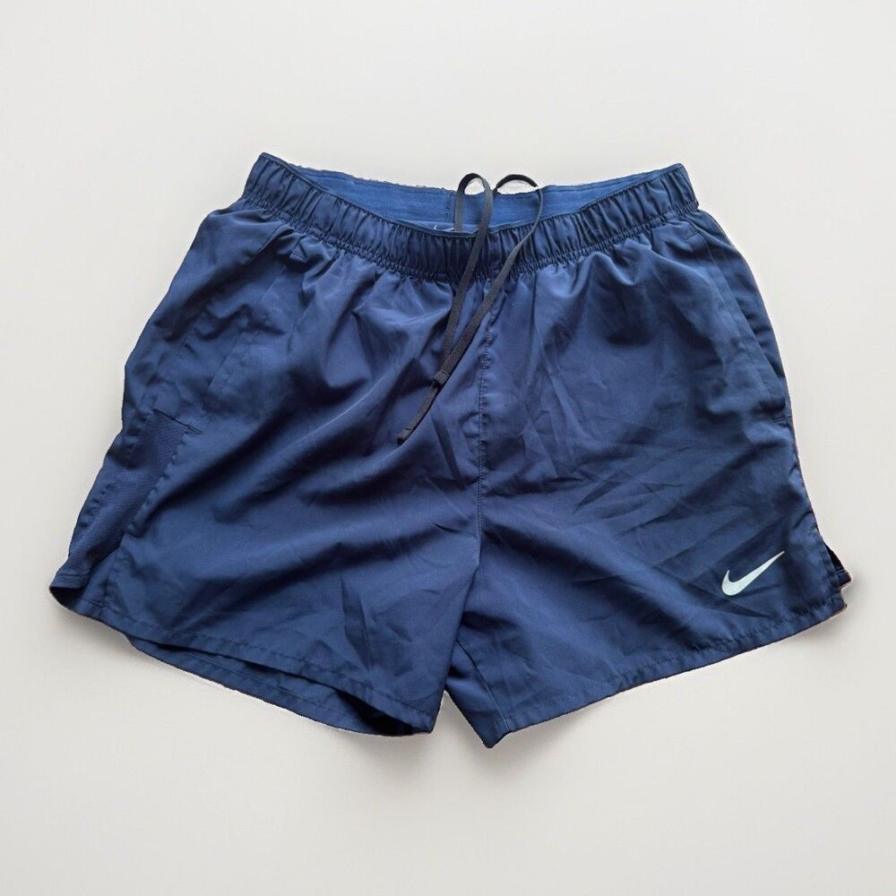 Nike Challenger Men's 5" Navy Brief-Lined Running Shorts (DV9363-451) -Size M